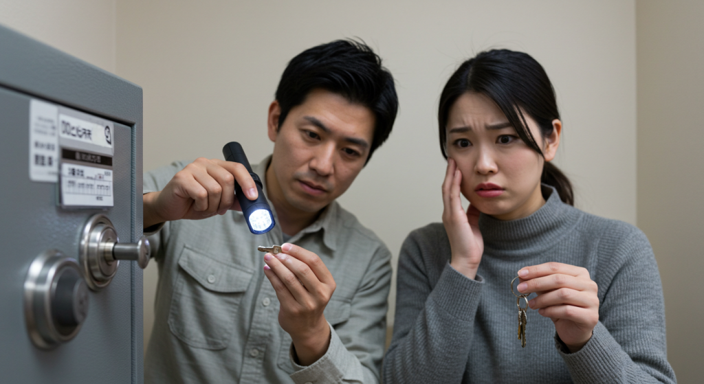 鍵を紛失した場合の金庫解錠サービス
