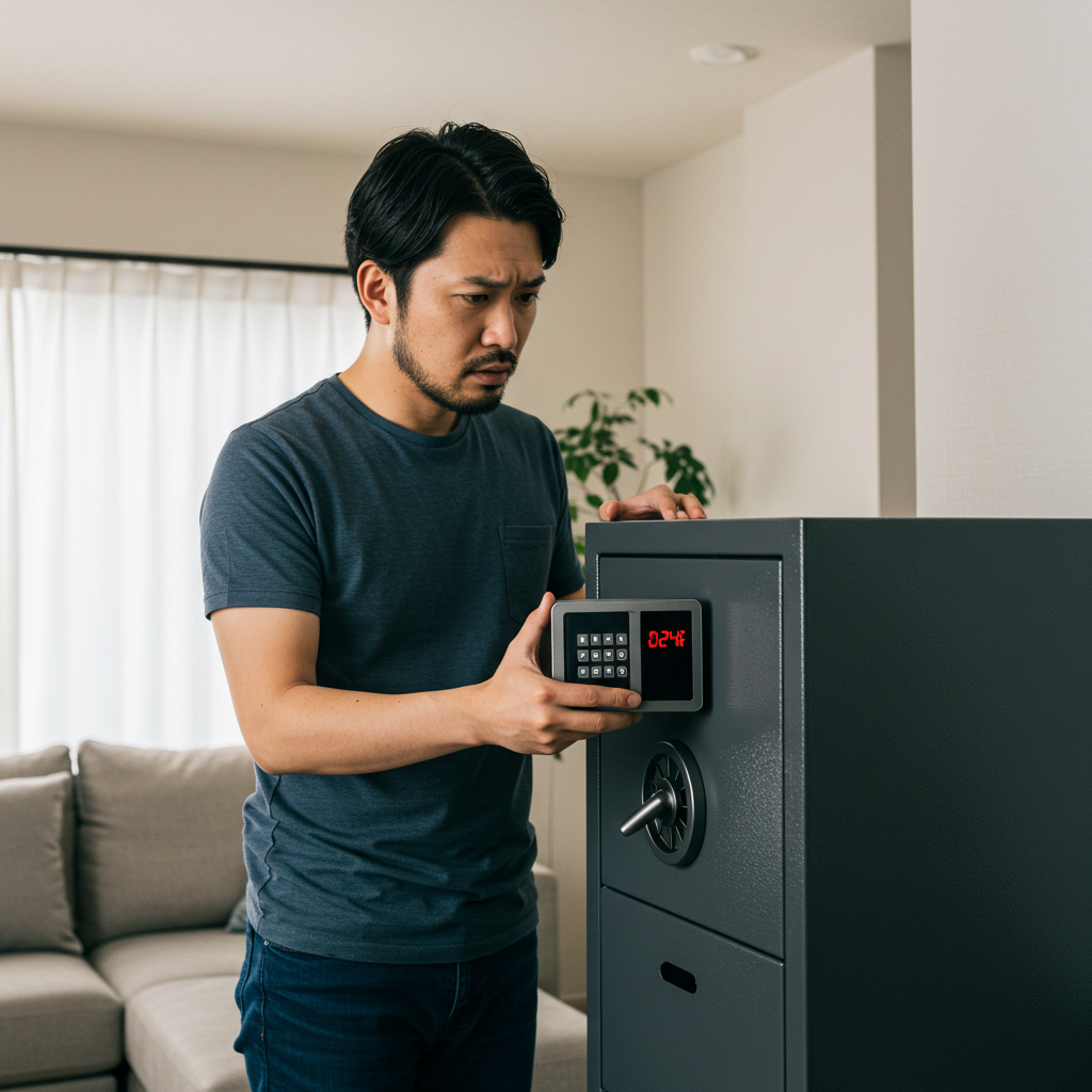 暗証番号の入力ミスとロック