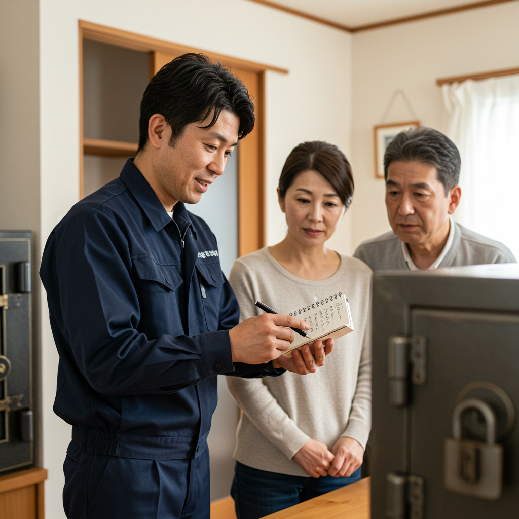 鍵開け費用の相場