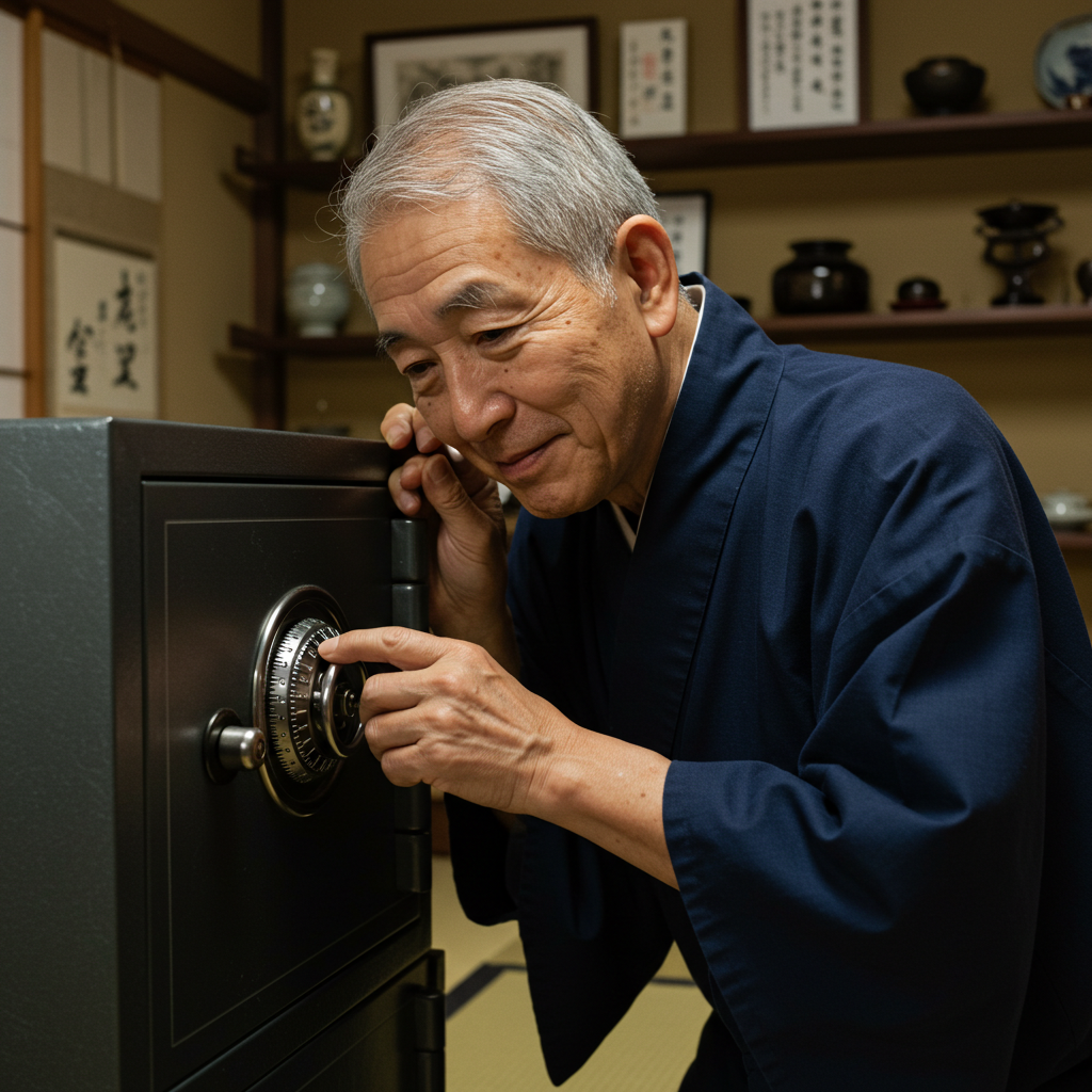 ダイヤル式金庫の開け方
