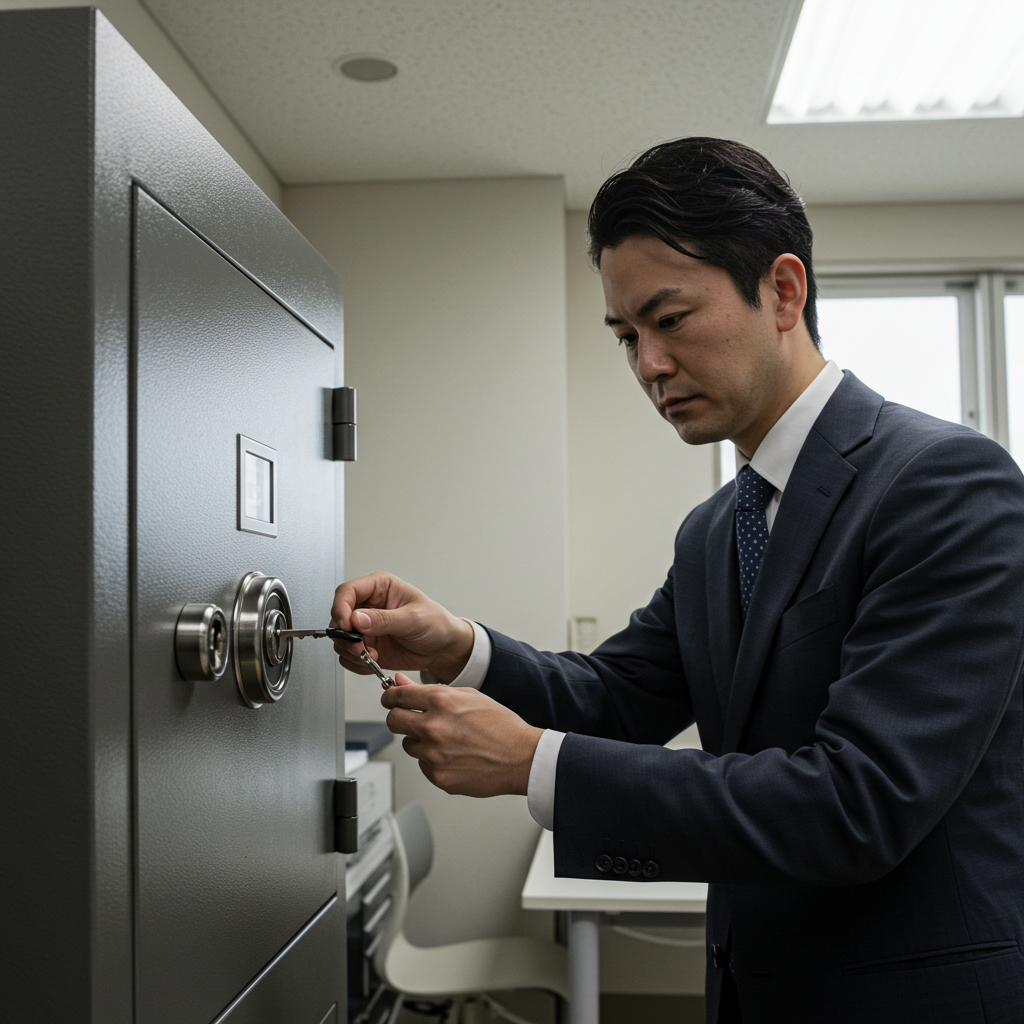 シリンダー式金庫の開け方