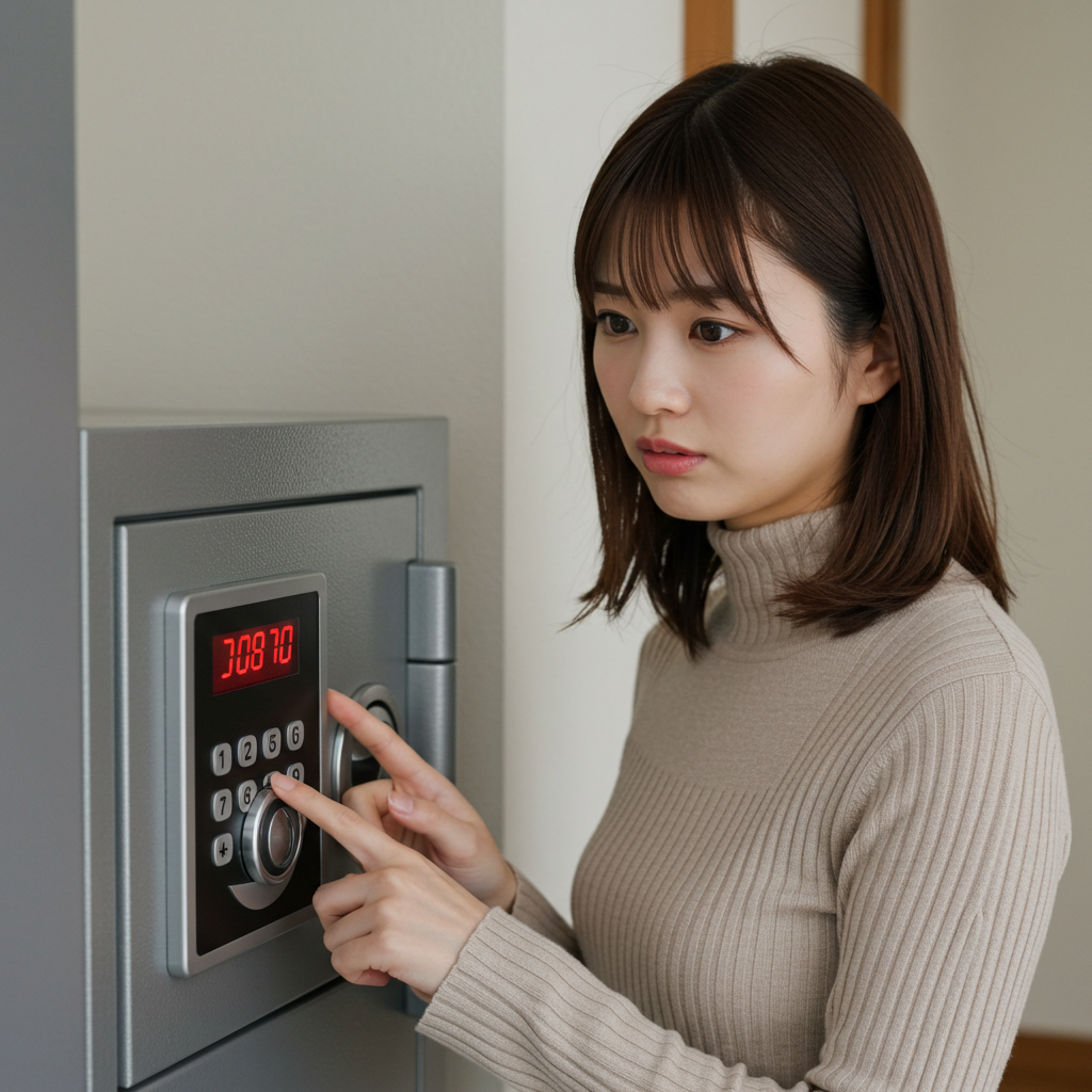 テンキー式金庫のトラブルシューティング
