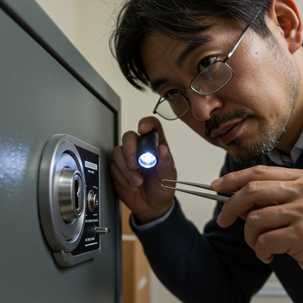 鍵穴の異物混入と清掃方法