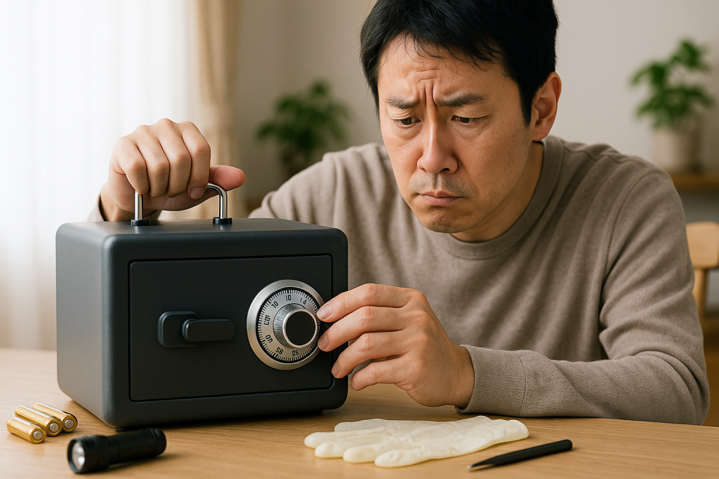 所有者確認と法的・安全上の注意（金庫ダイヤル式 開かない）