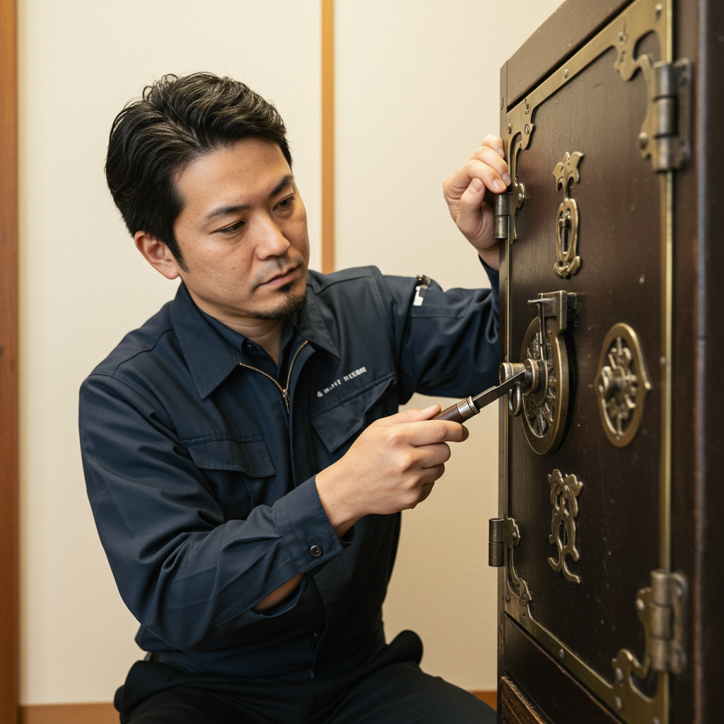 シリンダー式金庫の開け方と対処法