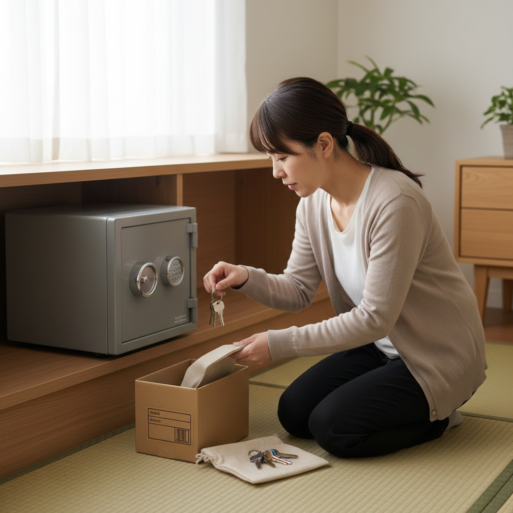 スペアキーの有無を確認するに関する画像