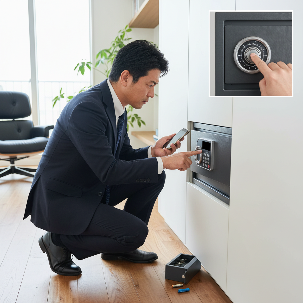 金庫が開かない一般的な原因に関する画像