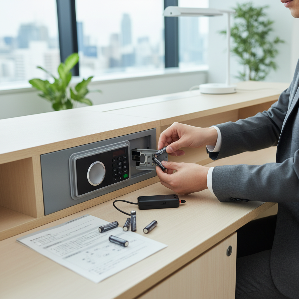 テンキー式・プッシュ式金庫が開かない場合の対処法に関する画像