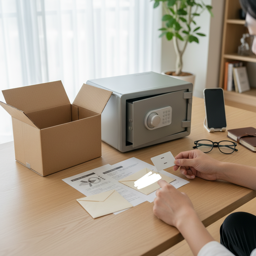 暗証番号を忘れた時の確認方法とリセット方法に関する画像