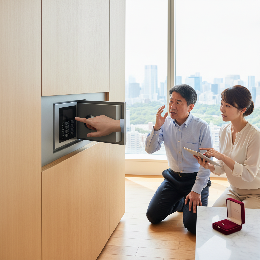 金庫が開かない！プッシュ式・テンキー式のトラブルに関する画像