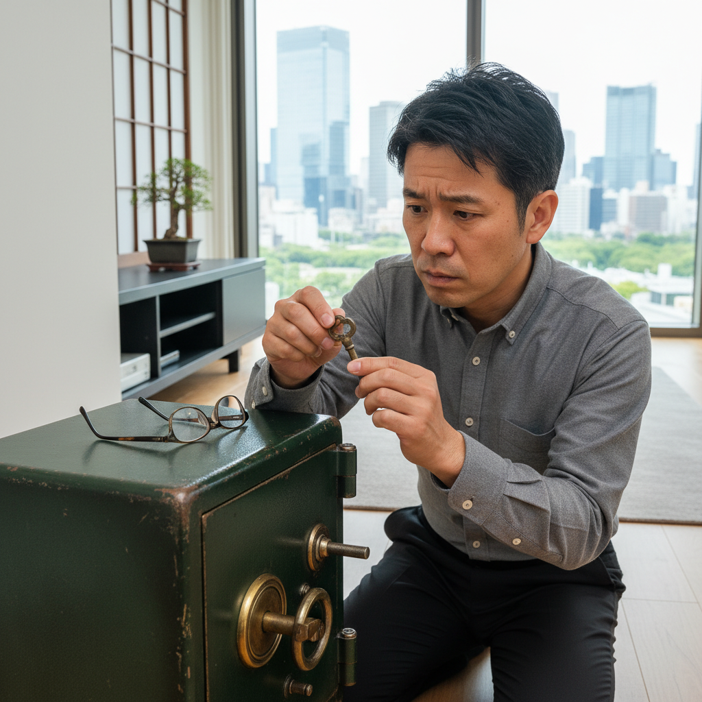 古い金庫が開かない時の対処法に関する画像