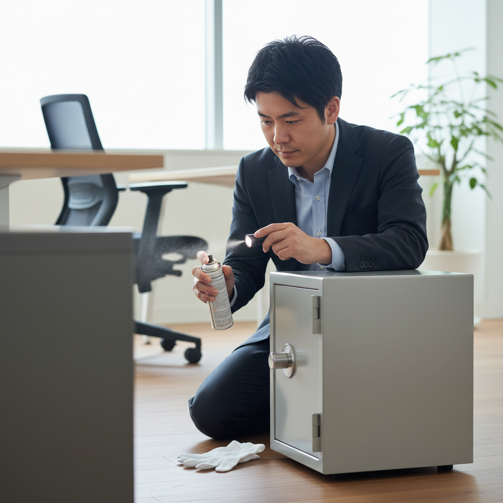 金庫が開かない場合の初期対応に関する画像