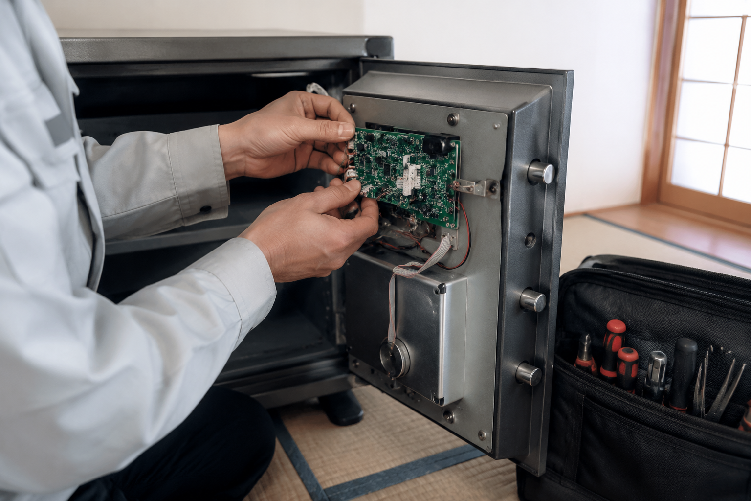 テンキー基板や電気系統の劣化・故障