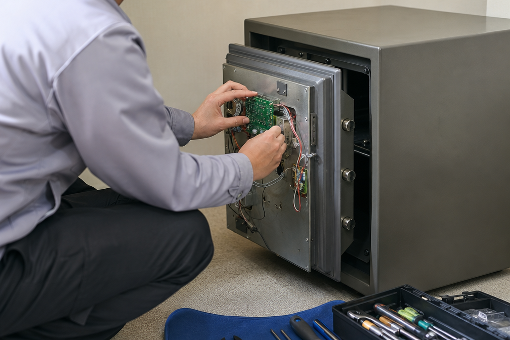 基盤や電子部品の故障が疑われる状態